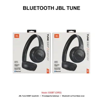 BLUETOOTH JBL TUNE 530BT BLACK (ORG)