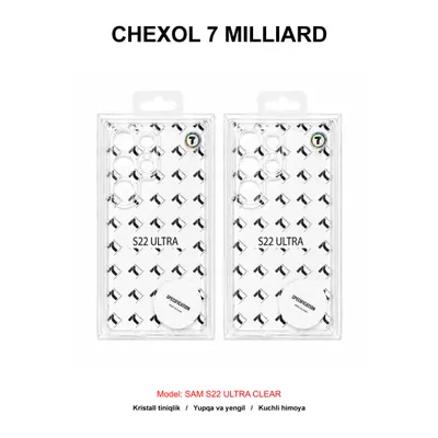 CHEXOL 7 MILLIARD SAM S22 ULTRA CLEAR