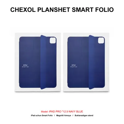 CHEXOL PLANSHET SMART FOLIO IPAD PRO "12.9 NAVY BLUE