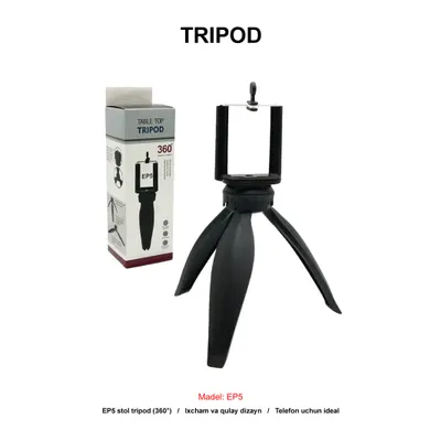 TRIPOD EP5 BLACK