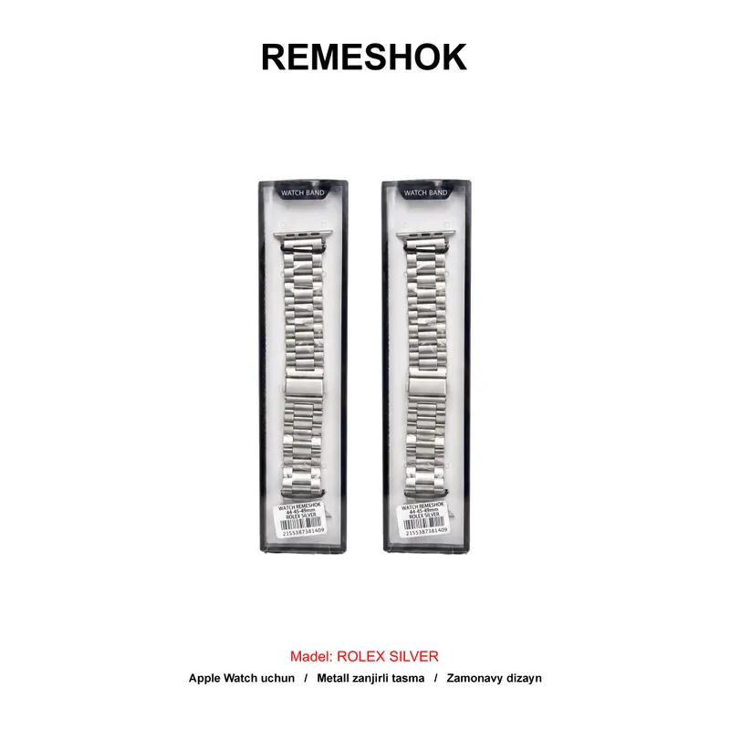 REMESHOK 44-45-49mm ROLEX SILVER