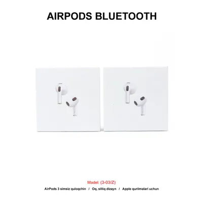 BLUETOOTH AIRPODS 3 (3-03/Z) WHITE