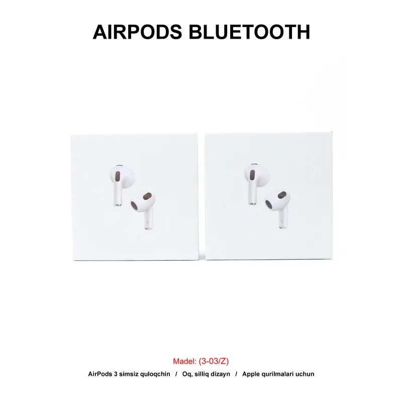 BLUETOOTH AIRPODS 3 (3-03/Z) WHITE