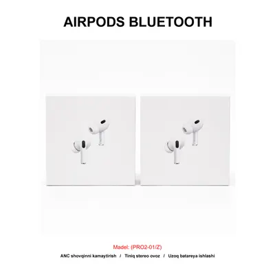 BLUETOOTH AIRPODS PRO 2 (PRO2-01/Z) WHITE