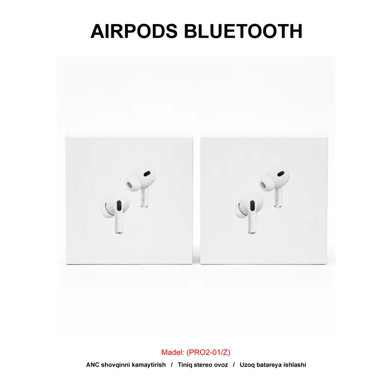BLUETOOTH AIRPODS PRO 2 (PRO2-01/Z) WHITE