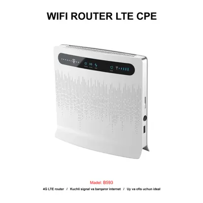 WIFI ROUTER LTE CPE B593 WHITE