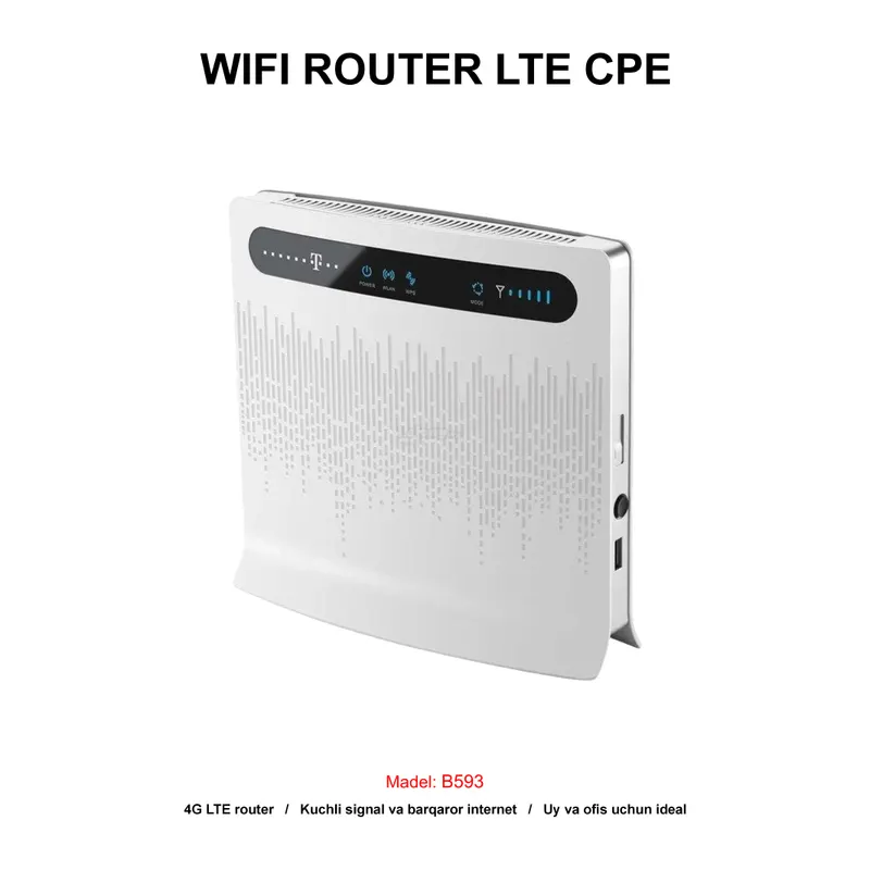 WIFI ROUTER LTE CPE B593 WHITE