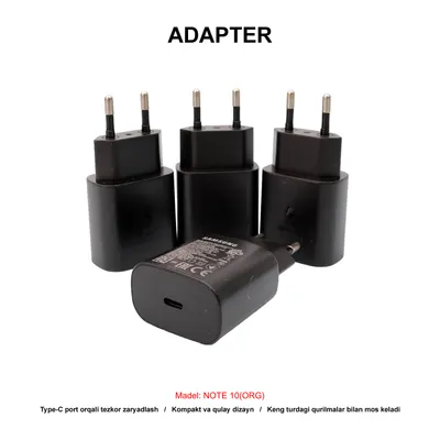ADAPTER NOTE 10 (ORG) BLACK