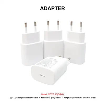 ADAPTER NOTE 10 (ORG) WHITE
