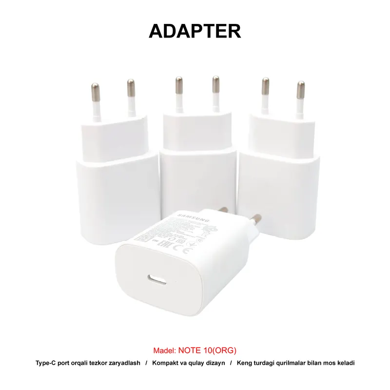 ADAPTER NOTE 10 (ORG) WHITE