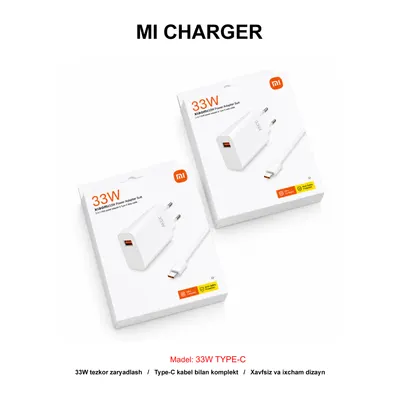 CHARGER MI KAROBKA 33W TYPE-C WHITE