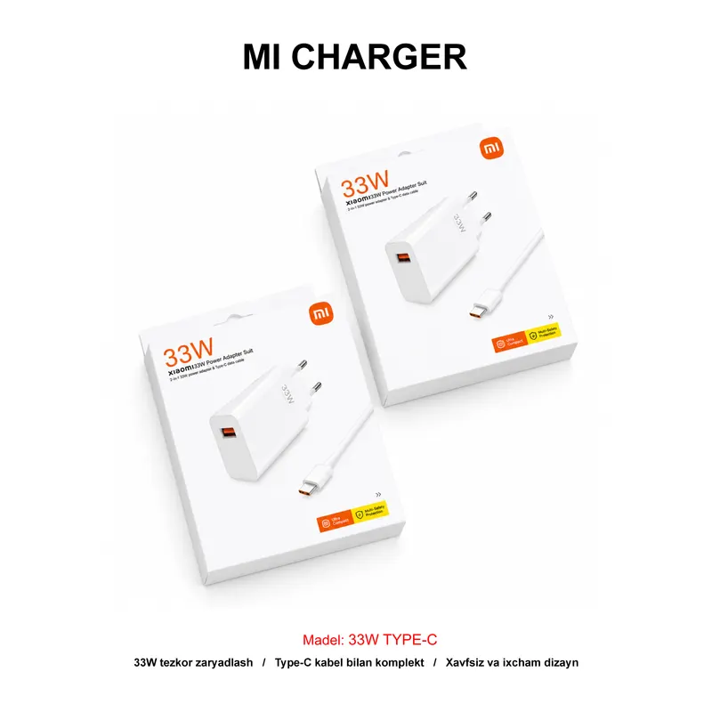 CHARGER MI KAROBKA 33W TYPE-C WHITE