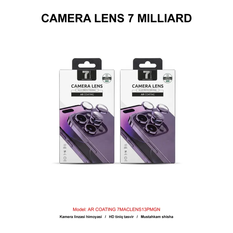 CAMERA LENS 7 MILLIARD AR COATING 7MACLENS13PMGN IP13 PRO/PRO MAX GREEN