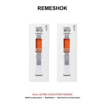 REMESHOK 44-45-49mm ALPINE CHAIN STRAP ORANGE