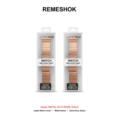 REMESHOK 44-45-49mm METAL N114 ROSE GOLD