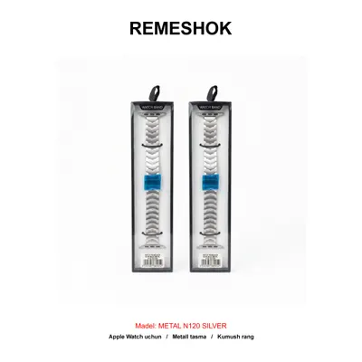 REMESHOK 44-45-49mm METAL N120 SILVER