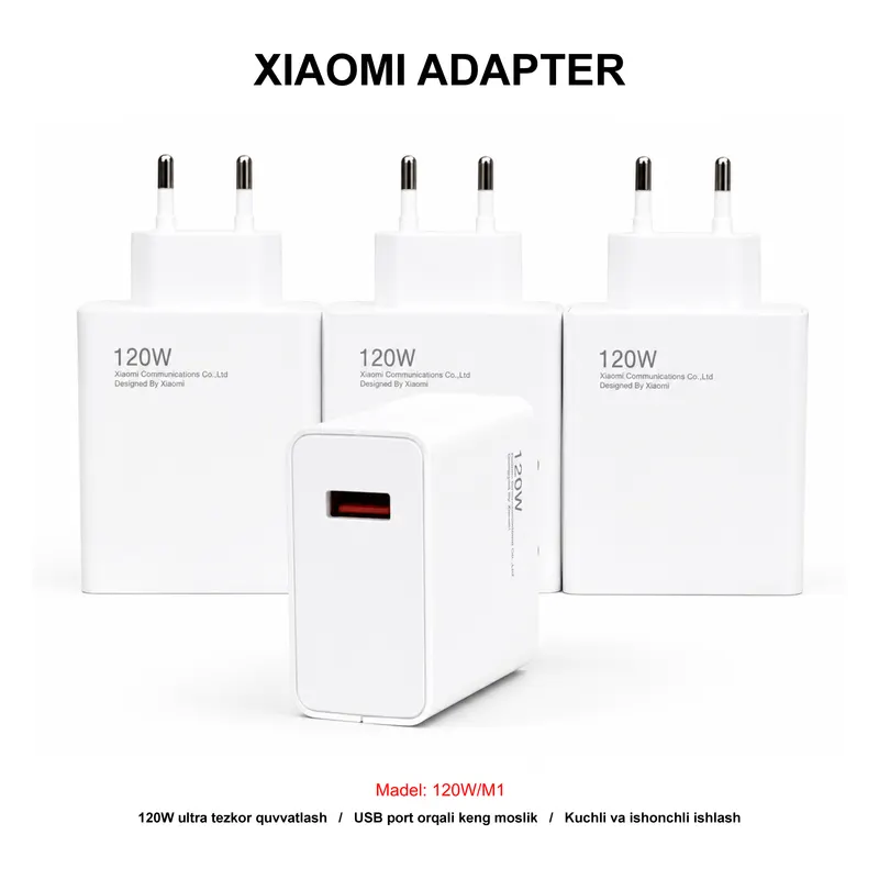 ADAPTER XIAOMI 120W/M1 WHITE