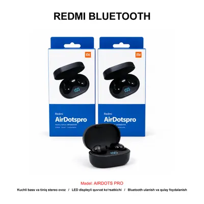 BLUETOOTH REDMI AIRDOTS PRO TWSEJ04LS (LUX) BLACK