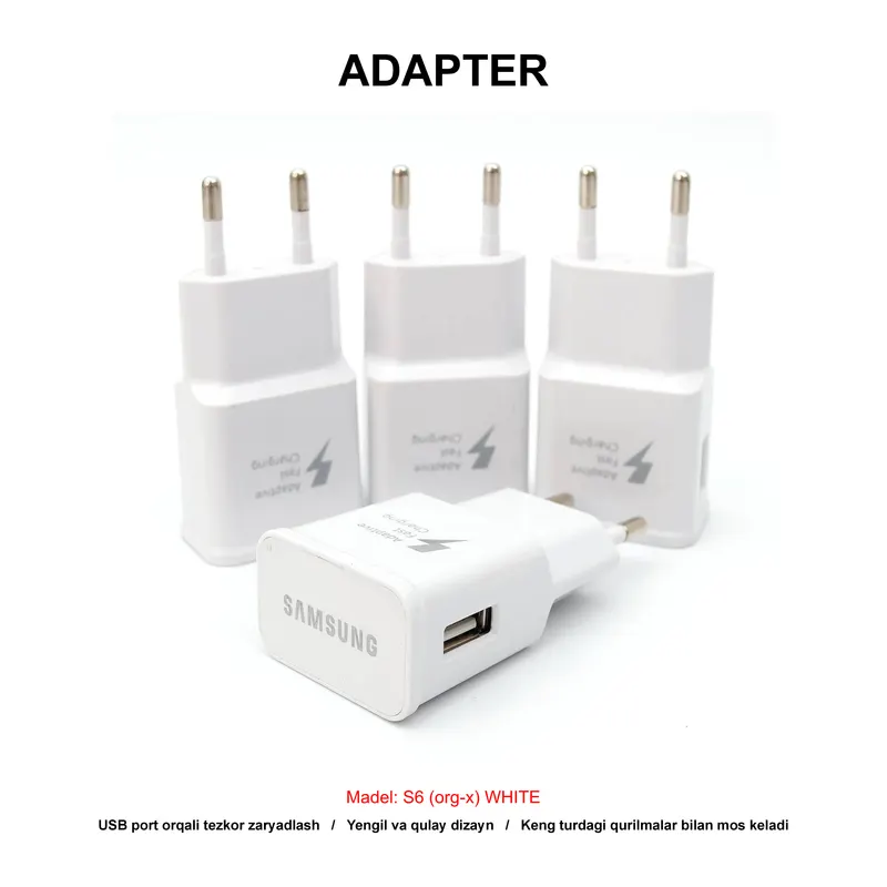 ADAPTER S6 (ORG-X) WHITE