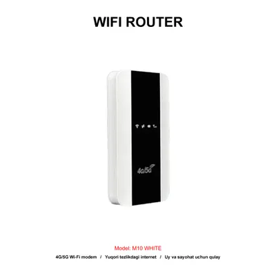 WIFI ROUTER M10 WHITE