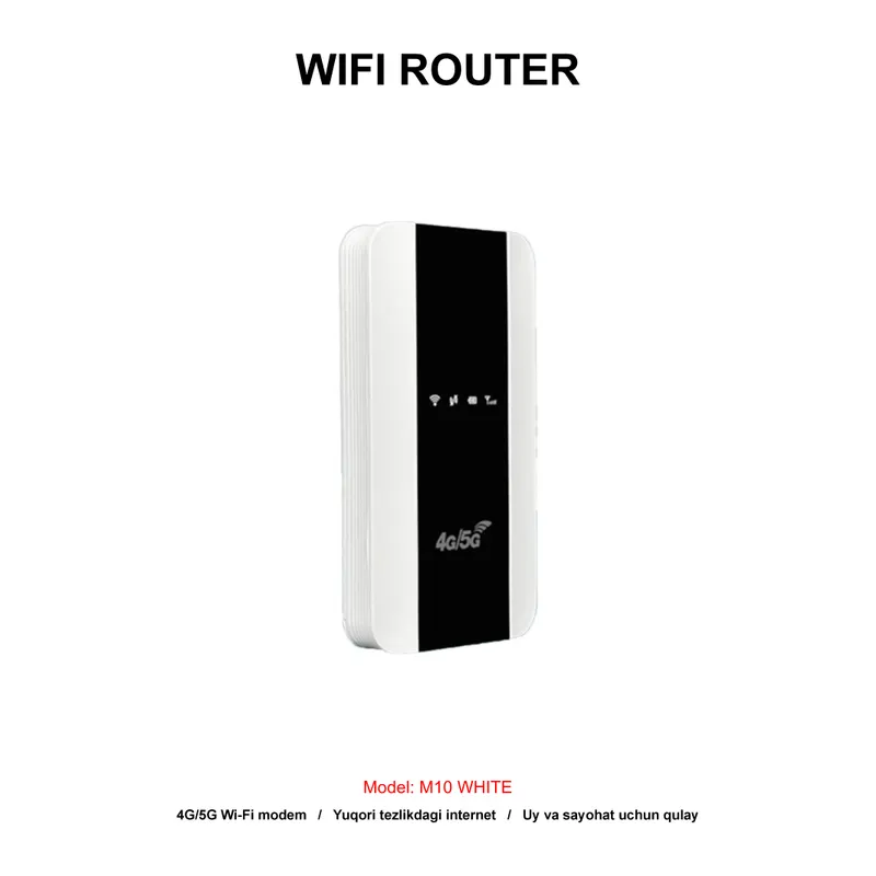 WIFI ROUTER M10 WHITE