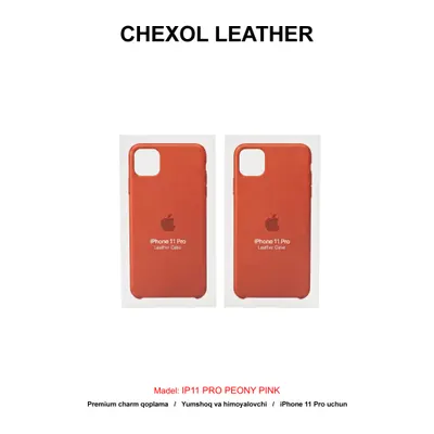 CHEXOL LEATHER IP11 PRO PEONY PINK