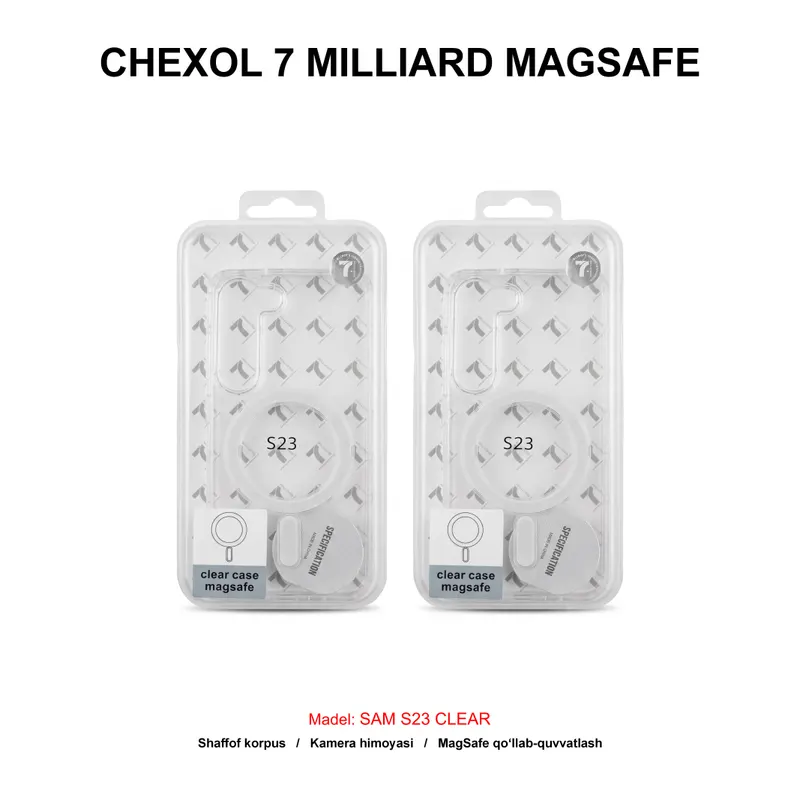 CHEXOL 7 MILLIARD MAGSAFE SAM S23 CLEAR