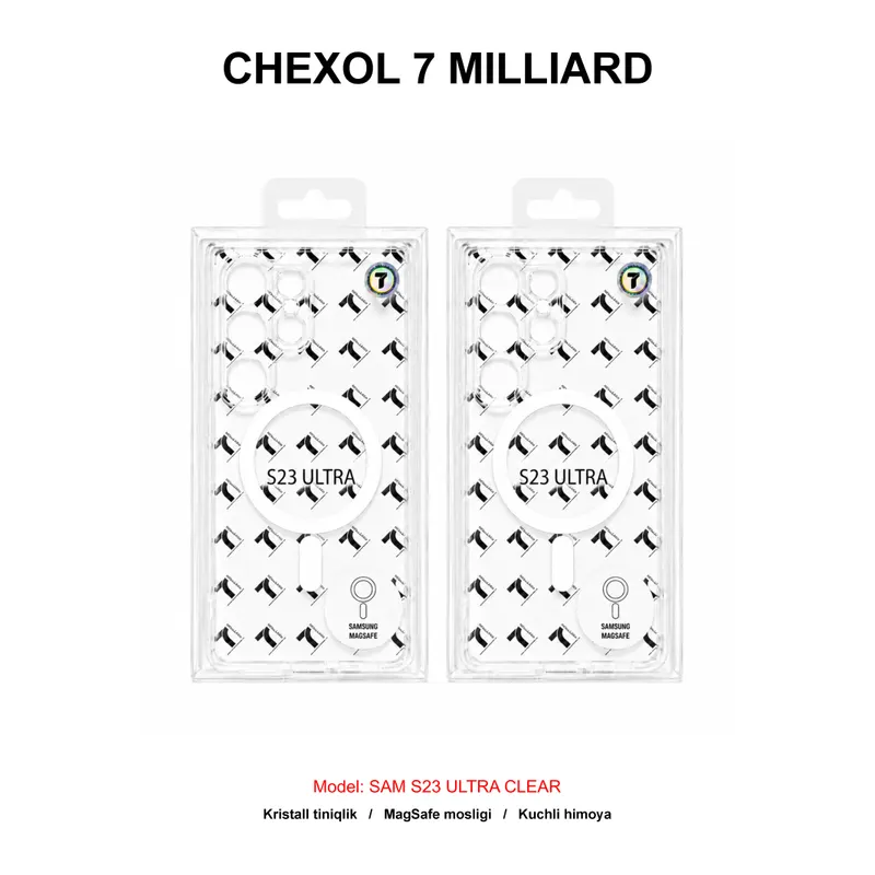 CHEXOL 7 MILLIARD MAGSAFE SAM S23 ULTRA CLEAR