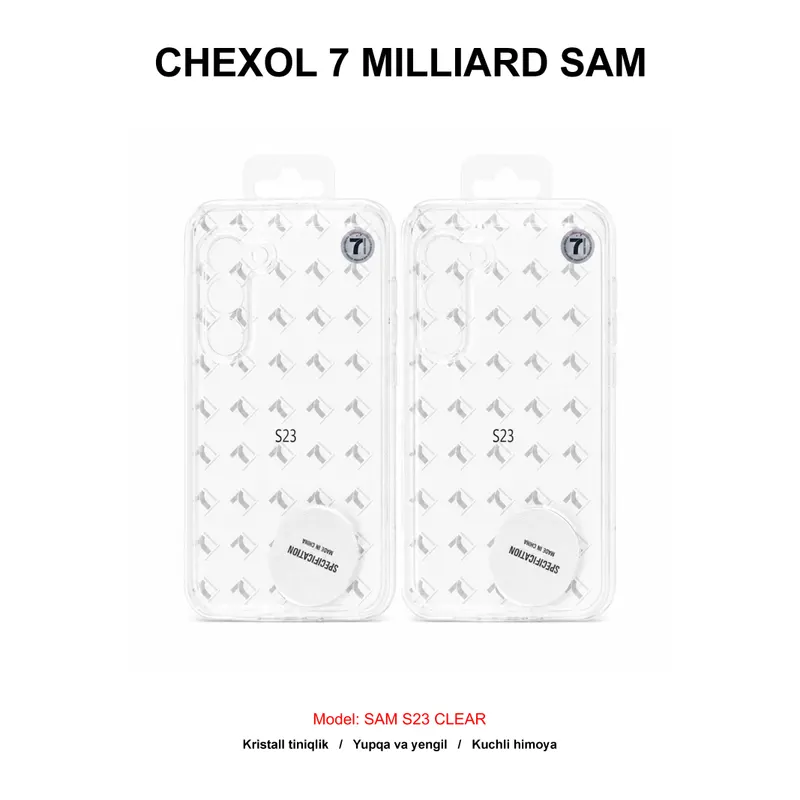 CHEXOL 7 MILLIARD SAM S23 CLEAR
