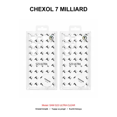 CHEXOL 7 MILLIARD SAM S23 ULTRA CLEAR