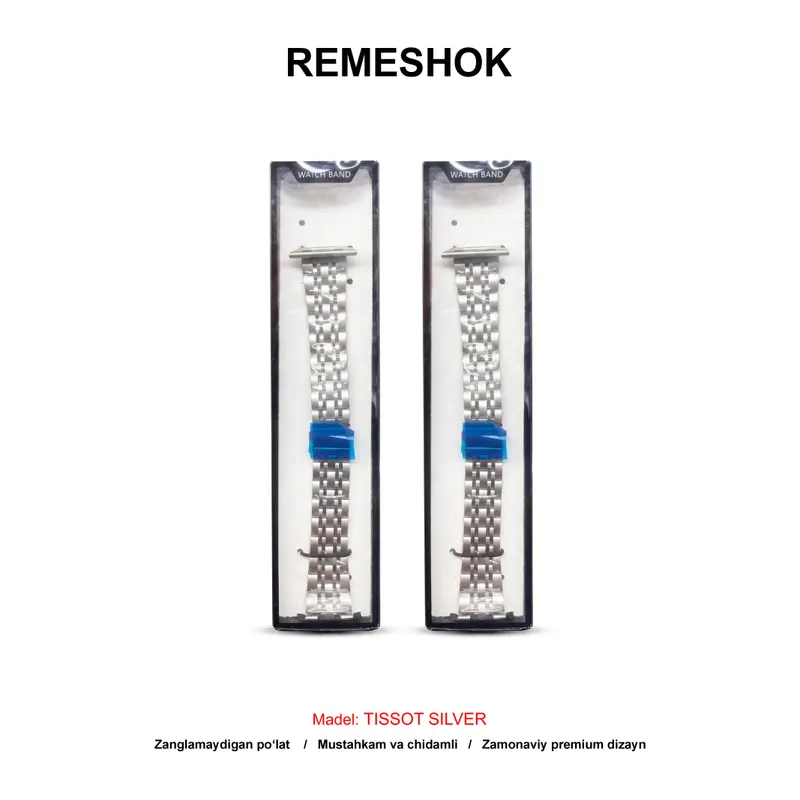REMESHOK 42-44-45-49mm TISSOT SILVER