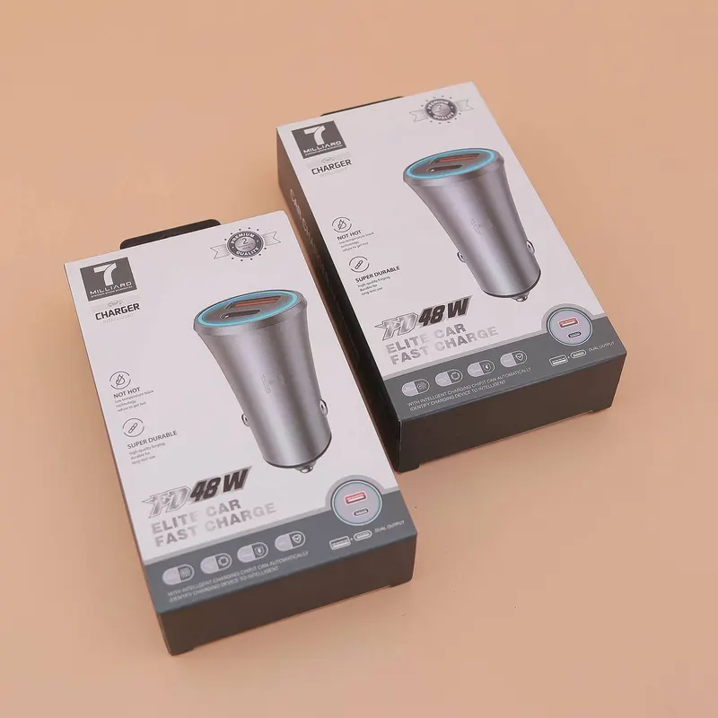 CAR CHARGER 7 MILLIARD GOLDEN 48W 7MCCGD48WBK BLACK