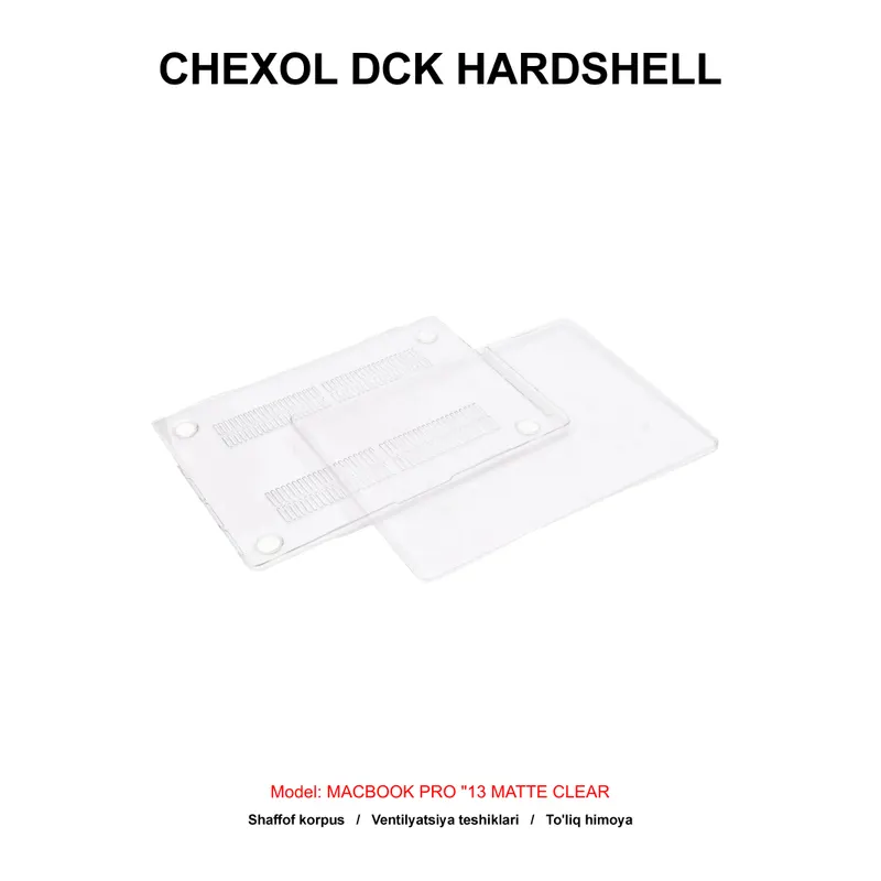 CHEXOL DCK HARDSHELL MACBOOK PRO "13 MATTE CLEAR