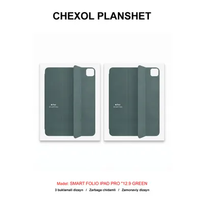 CHEXOL PLANSHET SMART FOLIO IPAD PRO "12.9 GREEN