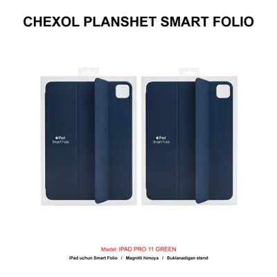 CHEXOL PLANSHET SMART FOLIO IPAD PRO 11 GREEN