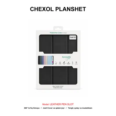 CHEXOL PLANSHET LEATHER PEN SLOT SAM TAB A8 BLACK