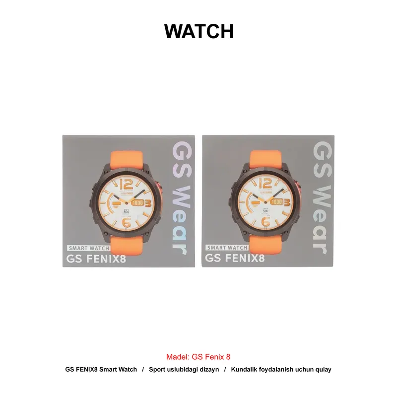 WATCH GS FENIX 8 BLACK