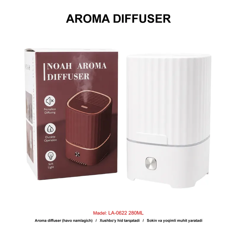 AROMA DIFFUSER LA-0622 280ML WHITE