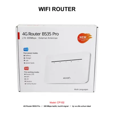 WIFI ROUTER CP102 WHITE