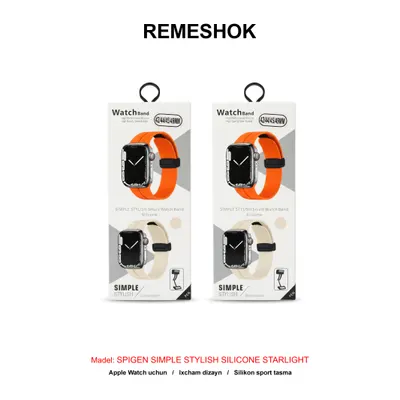 REMESHOK 42-44-45mm SPIGEN SIMPLE STYLISH SILICONE STARLIGHT