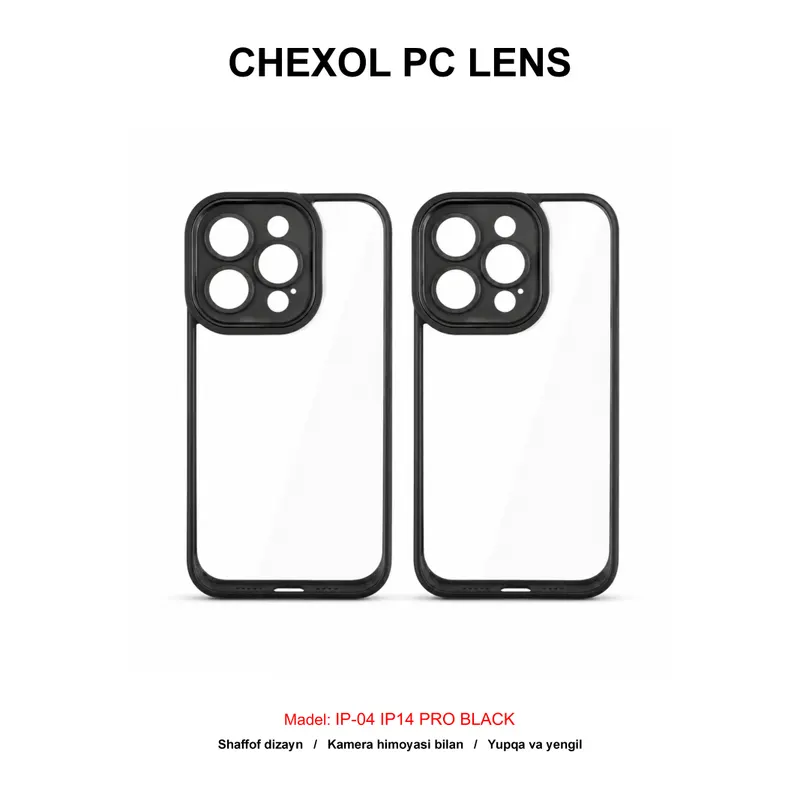 CHEXOL PC LENS IP-04 IP14 PRO BLACK