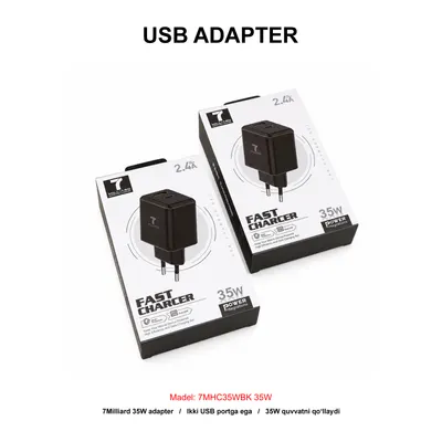 ADAPTER 7 MILLIARD 35W 7MHC35WBK BLACK