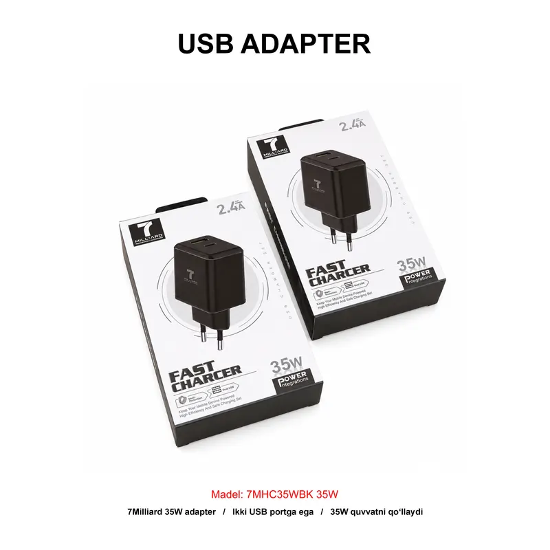 ADAPTER 7 MILLIARD 35W 7MHC35WBK BLACK