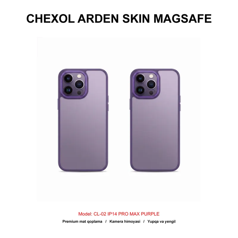CHEXOL ARDEN SKIN CL-02 IP14 PRO MAX PURPLE
