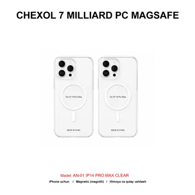 CHEXOL 7 MILLIARD PC MAGSAFE AN-01 IP14 PRO MAX CLEAR