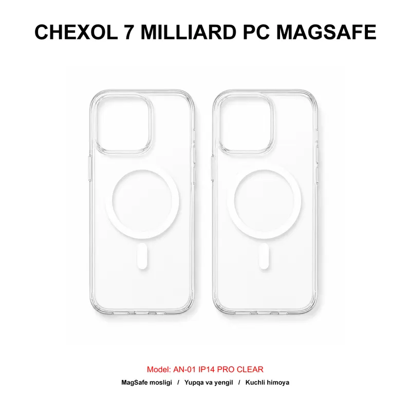CHEXOL 7 MILLIARD PC MAGSAFE AN-01 IP14 PRO CLEAR