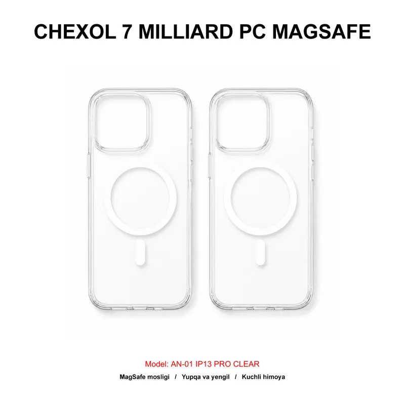 CHEXOL 7 MILLIARD PC MAGSAFE AN-01 IP13 PRO CLEAR