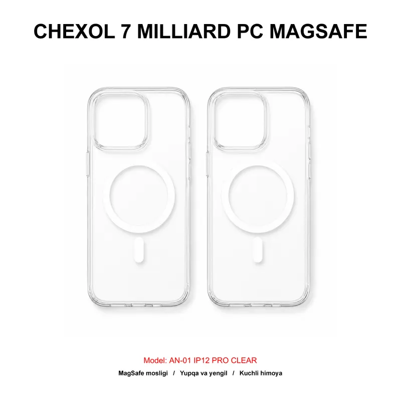 CHEXOL 7 MILLIARD PC MAGSAFE AN-01 IP12 PRO CLEAR