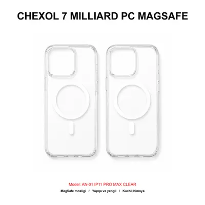 CHEXOL 7 MILLIARD PC MAGSAFE AN-01 IP11 PRO MAX CLEAR