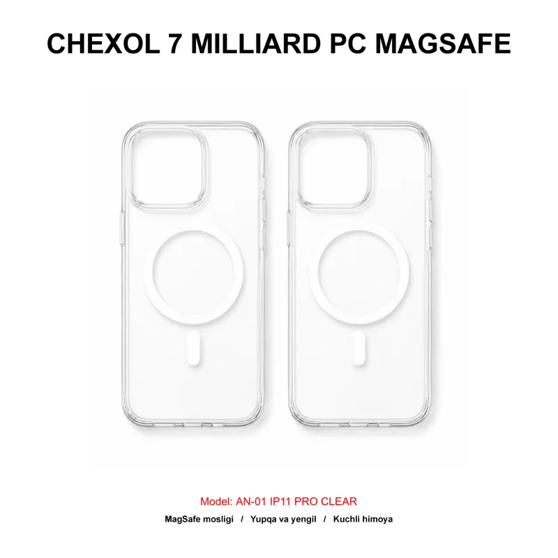 CHEXOL 7 MILLIARD PC MAGSAFE AN-01 IP11 PRO CLEAR